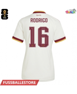 Günstige Spanien Rodri Hernandez #16 Auswärtstrikot Damen WM 2026 Kurzarm